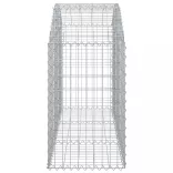 íves horganyzott vas gabion kosár 150x50x80/100 cm