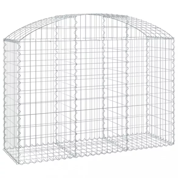 íves horganyzott vas gabion kosár 150x50x100/120 cm