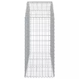 íves horganyzott vas gabion kosár 150x50x100/120 cm