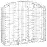 íves horganyzott vas gabion kosár 150x50x120/140 cm