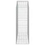 íves horganyzott vas gabion kosár 150x50x140/160 cm