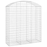 íves horganyzott vas gabion kosár 150x50x160/180 cm