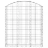 íves horganyzott vas gabion kosár 150x50x160/180 cm