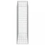 íves horganyzott vas gabion kosár 150x50x160/180 cm