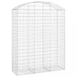 íves horganyzott vas gabion kosár 150x50x180/200 cm