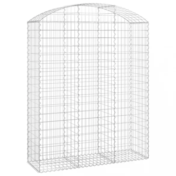 íves horganyzott vas gabion kosár 150x50x180/200 cm