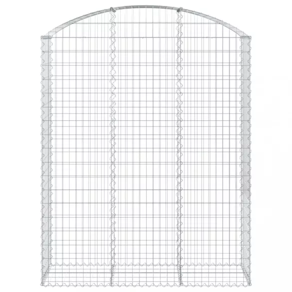 íves horganyzott vas gabion kosár 150x50x180/200 cm
