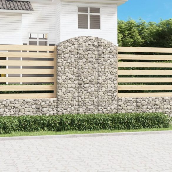 íves horganyzott vas gabion kosár 150x50x200/220 cm