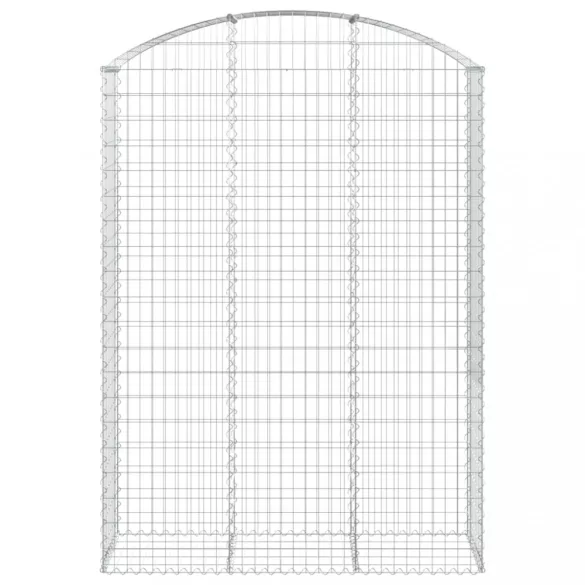 íves horganyzott vas gabion kosár 150x50x200/220 cm