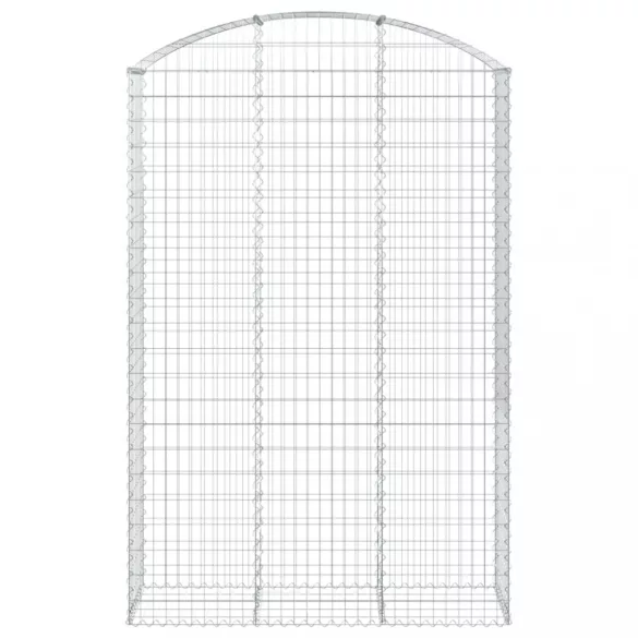 íves horganyzott vas gabion kosár 150x50x220/240 cm