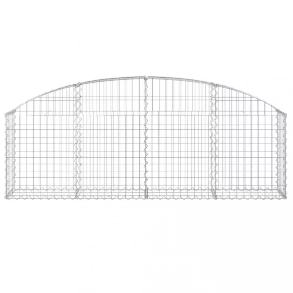 íves horganyzott vas gabion kosár 200x30x60/80 cm