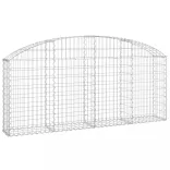 íves horganyzott vas gabion kosár 200x30x80/100 cm