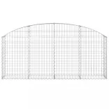 íves horganyzott vas gabion kosár 200x30x80/100 cm