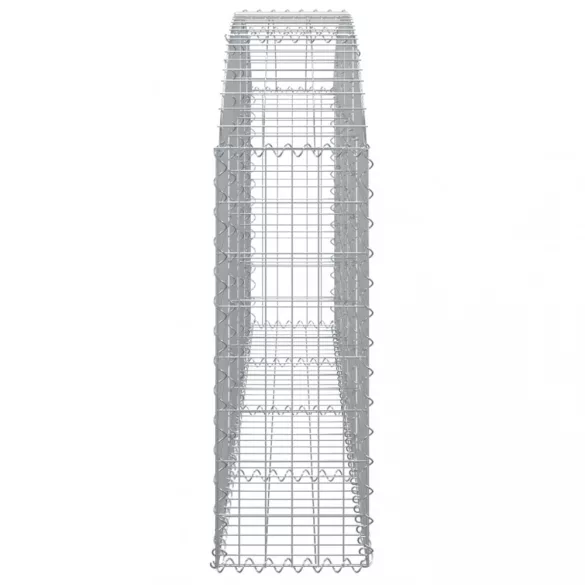 íves horganyzott vas gabion kosár 200x30x80/100 cm