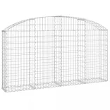 íves horganyzott vas gabion kosár 200x30x100/120 cm