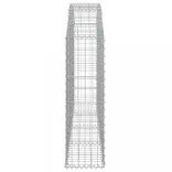 íves horganyzott vas gabion kosár 200x30x100/120 cm