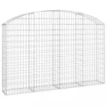 íves horganyzott vas gabion kosár 200x30x120/140 cm