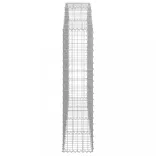 íves horganyzott vas gabion kosár 200x30x120/140 cm