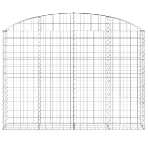íves horganyzott vas gabion kosár 200x30x140/160 cm