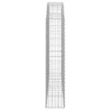 íves horganyzott vas gabion kosár 200x30x140/160 cm