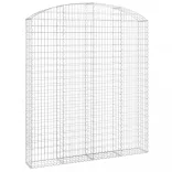 íves horganyzott vas gabion kosár 200x30x220/240 cm
