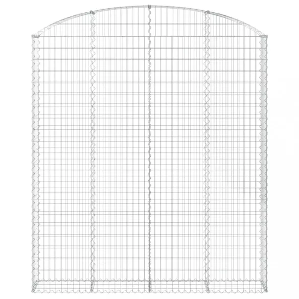 íves horganyzott vas gabion kosár 200x30x220/240 cm