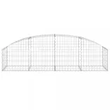 íves horganyzott vas gabion kosár 200x50x40/60 cm