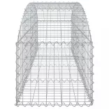 íves horganyzott vas gabion kosár 200x50x40/60 cm