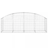íves horganyzott vas gabion kosár 200x50x60/80 cm