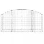 íves horganyzott vas gabion kosár 200x50x80/100 cm