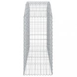íves horganyzott vas gabion kosár 200x50x100/120 cm