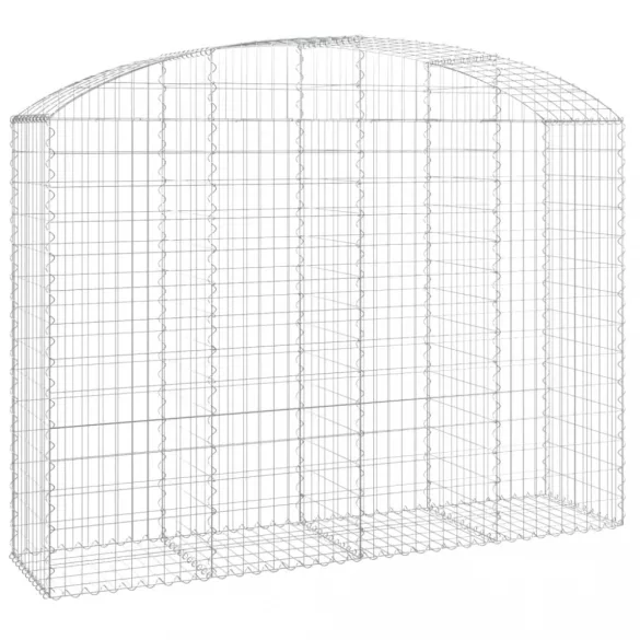 íves horganyzott vas gabion kosár 200x50x140/160 cm