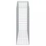 íves horganyzott vas gabion kosár 200x50x140/160 cm