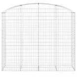íves horganyzott vas gabion kosár 200x50x160/180 cm