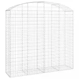 íves horganyzott vas gabion kosár 200x50x180/200 cm