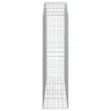 íves horganyzott vas gabion kosár 200x50x180/200 cm