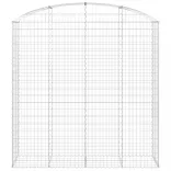 íves horganyzott vas gabion kosár 200x50x200/220 cm