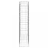 íves horganyzott vas gabion kosár 200x50x200/220 cm
