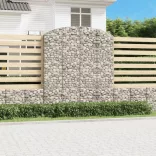 íves horganyzott vas gabion kosár 200x50x220/240 cm