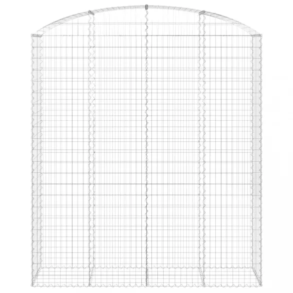 íves horganyzott vas gabion kosár 200x50x220/240 cm