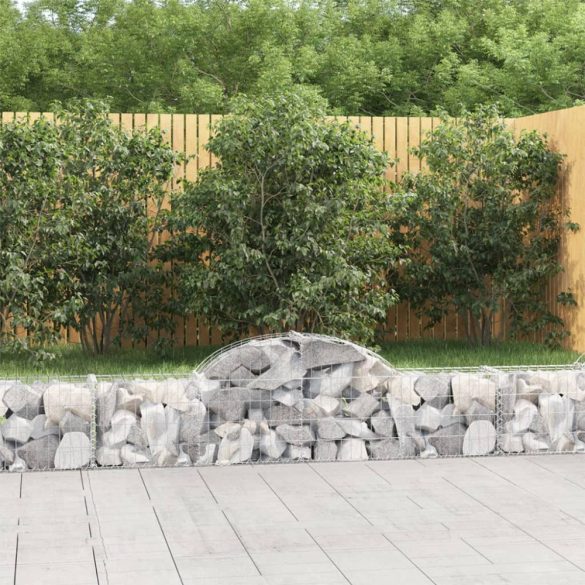 íves horganyzott vas gabion kosár 200x30x40/60 cm