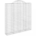 íves horganyzott vas gabion kosár 200x30x200/220 cm