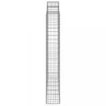 íves horganyzott vas gabion kosár 200x30x200/220 cm
