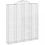 íves horganyzott vas gabion kosár 200x30x220/240 cm