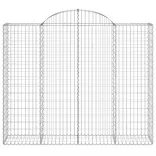 íves horganyzott vas gabion kosár 200x50x160/180 cm