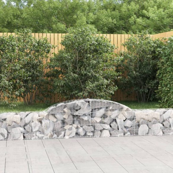 íves horganyzott vas gabion kosár 300 x 30 x 40/60 cm