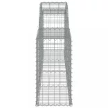 íves horganyzott vas gabion kosár 300 x 30 x 60/80 cm