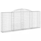 íves horganyzott vas gabion kosár 300 x 30 x 120/140 cm
