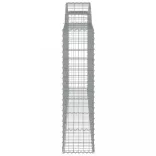 íves horganyzott vas gabion kosár 300 x 30 x 120/140 cm
