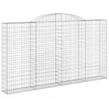 íves horganyzott vas gabion kosár 300 x 30 x 160/180 cm